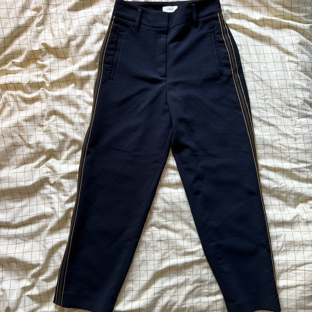 Aritzia Wilfred Tie-front pants size US 2